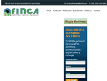 Tablet Screenshot of fincahn.com
